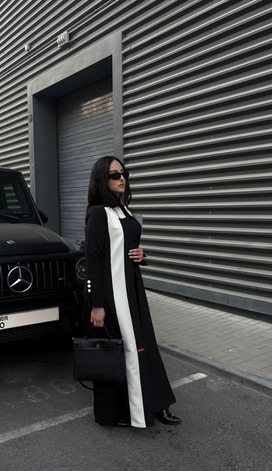 Black x off white color | Black x brown