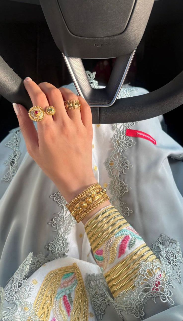 Lace abaya - nada fabric- mukhawar’s abaya -