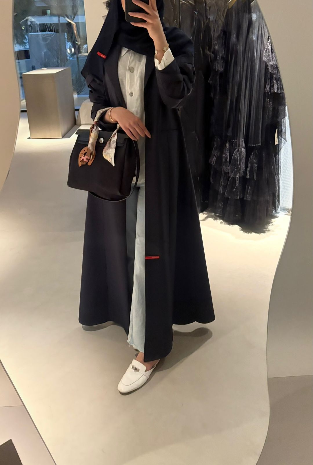Blazer abaya cut - crepe fabric