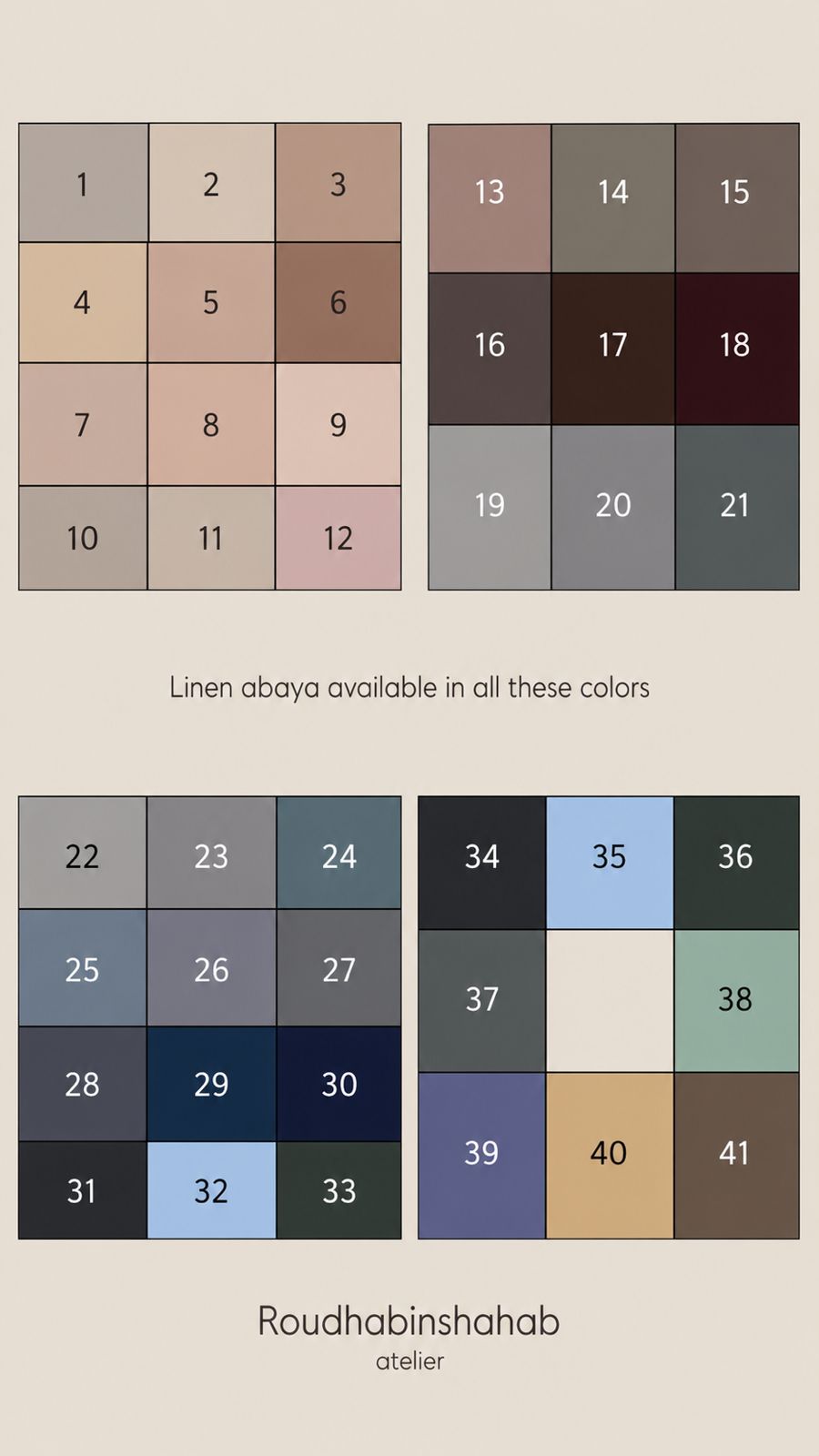 Linen fabric abaya - A line cut